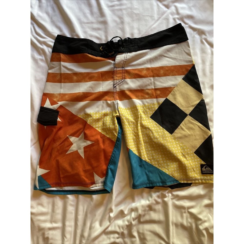 Quicksilver Board Shorts Swim Trunks 34 Mens